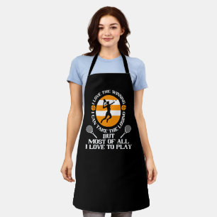 Tennis - I Love Winning I Love To Play Apron