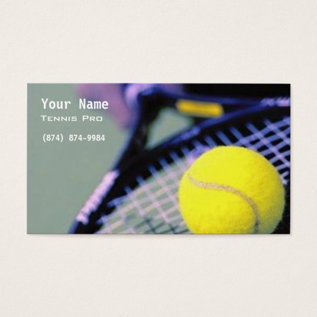 Tennis Instruction (Front)