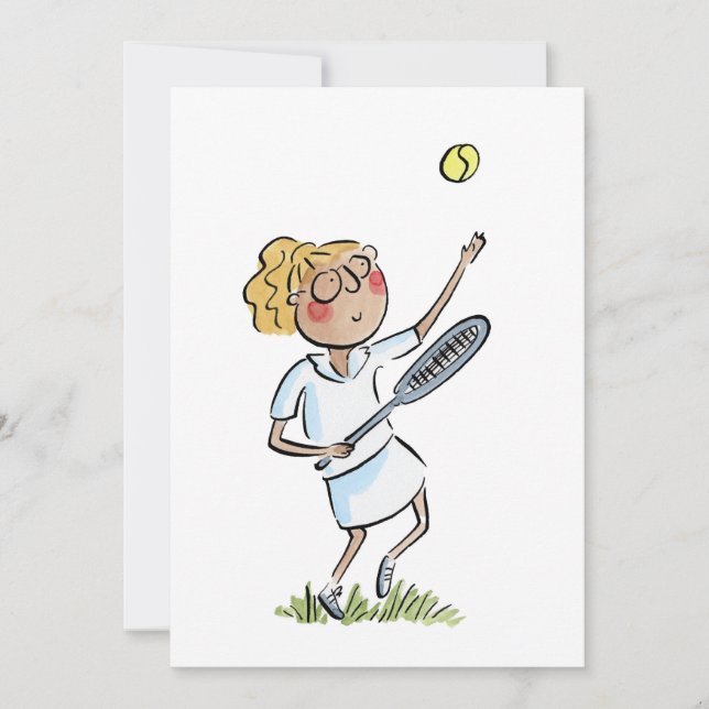 Tennis Invitation (Front)