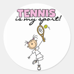 Tennis is My  Sport Stickers