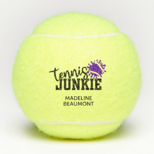 Tennis Junkie Funny Tennis Balls