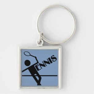 TENNIS key chain, customise Ring