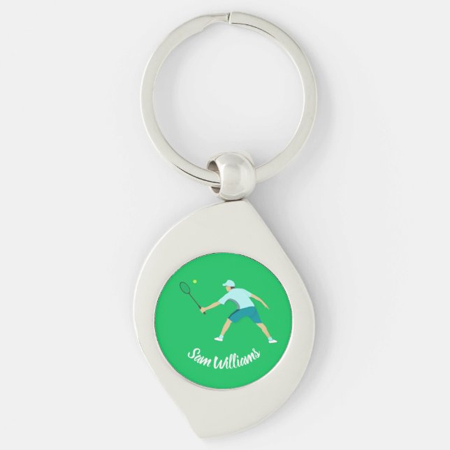 Tennis Key Ring (Front)