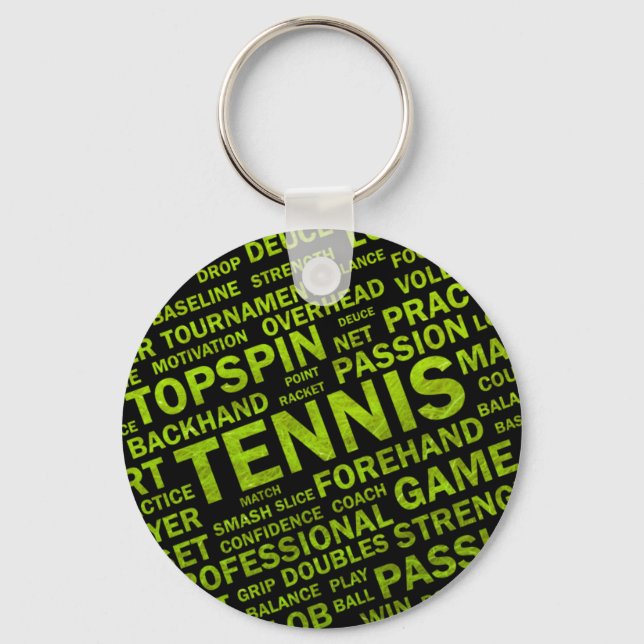 Tennis Key Ring (Front)