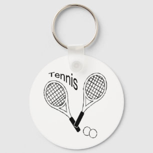 tennis keychain