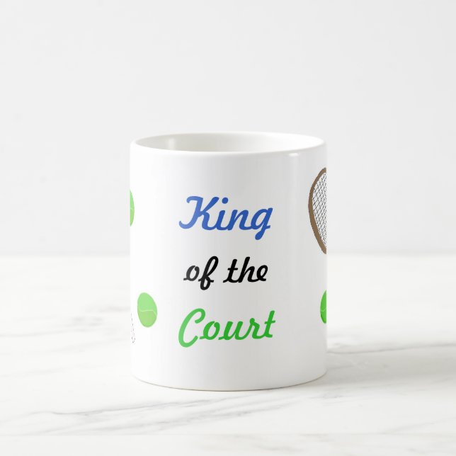 Tennis - King of the Court Coffee Mug (Center)