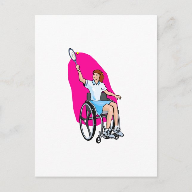 Tennis Lady Postcard (Front)