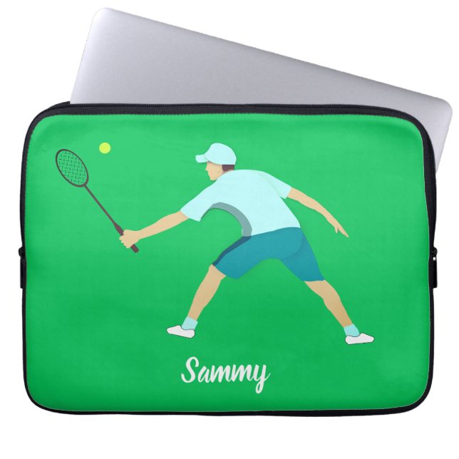 Tennis Laptop Sleeve (Front)
