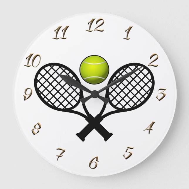 Tennis Large Clock (Front)