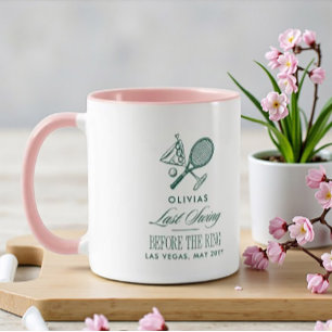 Tennis Last Swing Before The Ring Bachelorette Mug