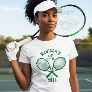 Tennis Last Swing Before the Ring Bachelorette T-Shirt