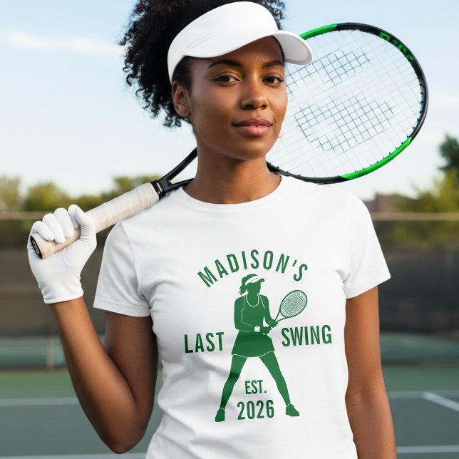 Tennis Last Swing Before the Ring Bachelorette T-Shirt (Creator Uploaded)