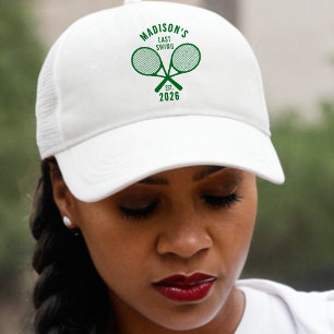 Tennis Last Swing Before the Ring Bachelorette Trucker Hat
