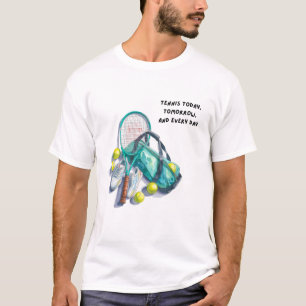 Tennis Life – Everyday Watercolor Sports T-Shirt