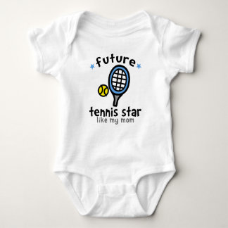 Tennis Like Mum Baby Bodysuit