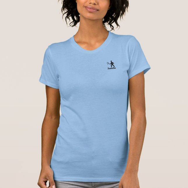 Tennis Logo Personalised T-Shirt (Front)