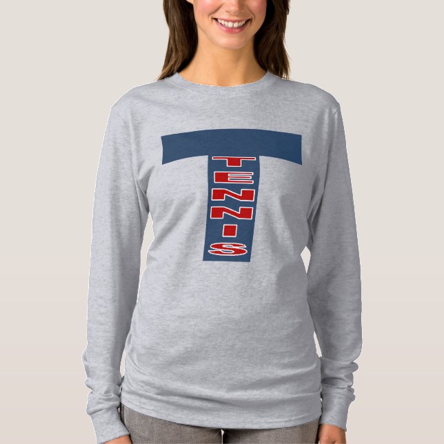 TENNIS long sleeves T-shirt (Front)