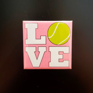 Tennis Love Custom Color Magnet for Tennis Players