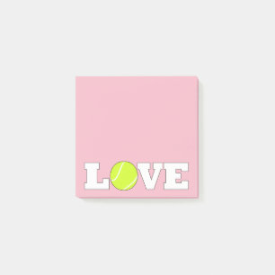 Tennis LOVE Cute Office Post It Notes