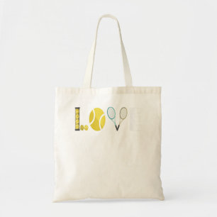 Tennis Love I Tennis Racket Tennis Ball Tennis Pla Tote Bag