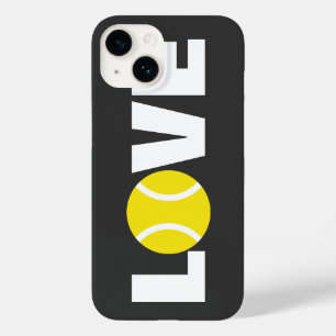 Tennis love iPhone 14 case cover with ball design