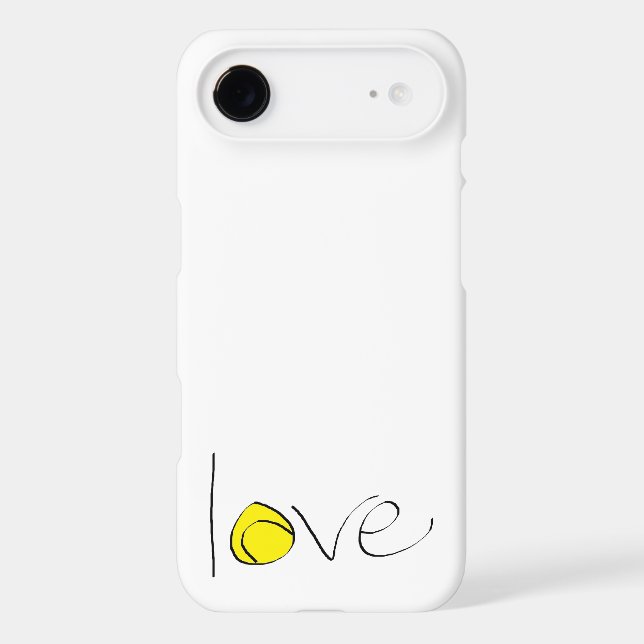 Tennis Love iPhone 6 "Barely There" Case (small) (Back)