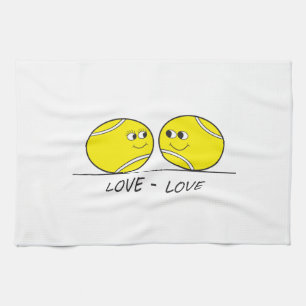Tennis Love-Love Tea Towel
