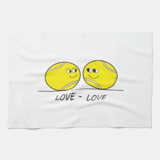 Tennis Love-Love Tea Towel