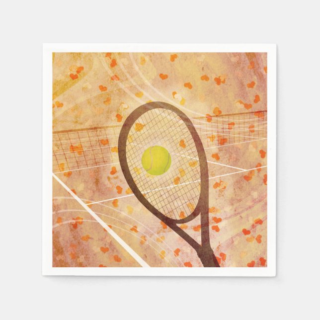 Tennis Love Napkin (Front)