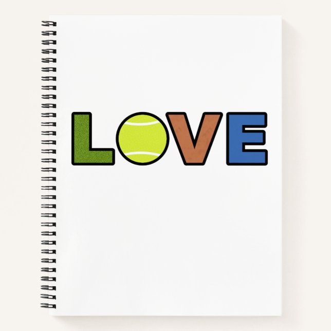 Tennis Love Notebook (Front)