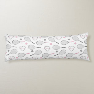 Tennis Love Pattern Body Cushion