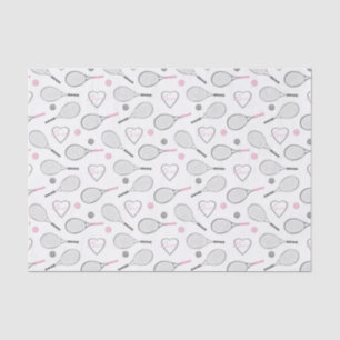 Tennis Love Pattern Tissue Paper