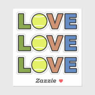 Tennis Love Stickers