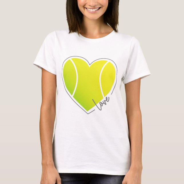Tennis Love T-shirt Women's (Front)