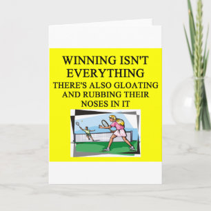 tennis lover card