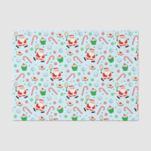 Tennis Lover Christmas Holiday Tissue Paper