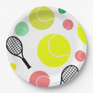 Tennis Lover Paper Plate