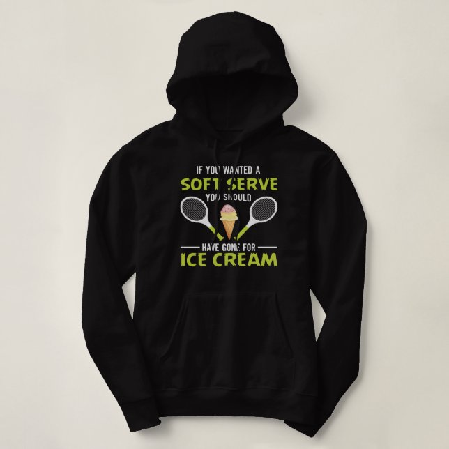 Tennis Lover Player Match Racket 489 Tennis Player Hoodie (Design Front)