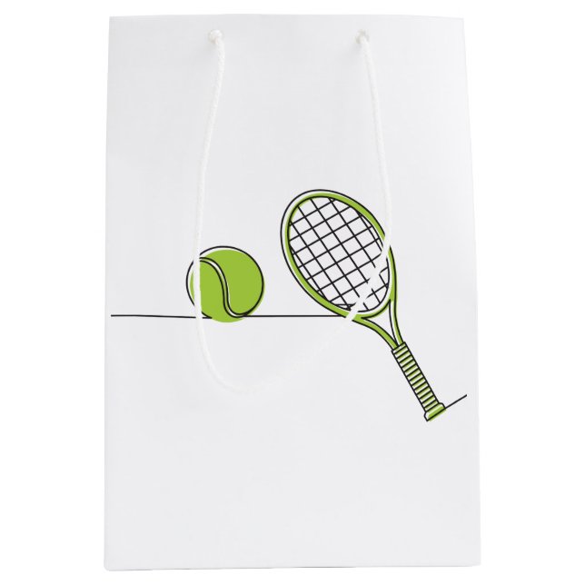 Tennis Lover | tennis gift Medium Gift Bag (Front)