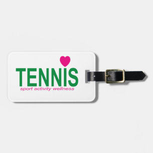 Tennis Luggage Tag