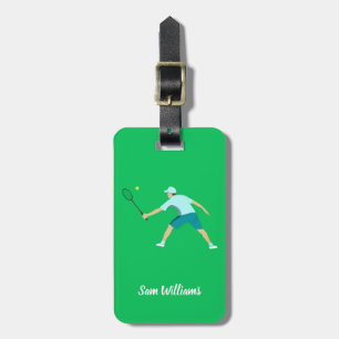 Tennis Luggage Tag
