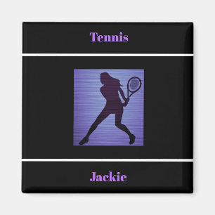 Tennis Magnet w/ Her Name!