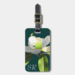 Tennis Magnolia, personalised Luggage Tag