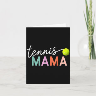 Tennis mama mum tennis ball player gift mother day card