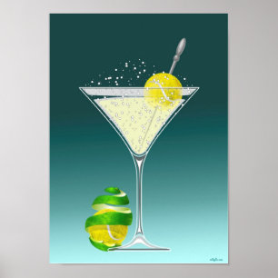 Tennis Martini, tennis Poster