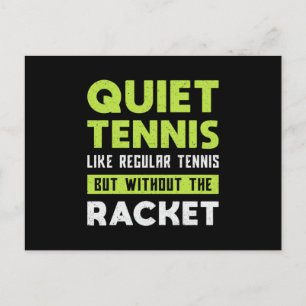 Tennis Match Racket Player Court Sports Funny Gift Postcard