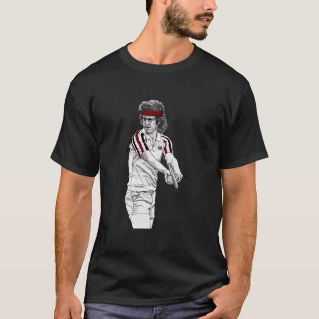Tennis Mcenroe  T-Shirt (Front)