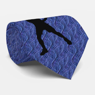 TENNIS MED. BLUE UNIQUE TIE