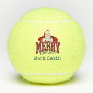 Tennis Merry Christmas to player  Tennis Balls