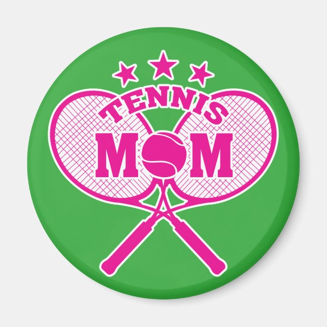 Tennis Mom Magnet (Front)